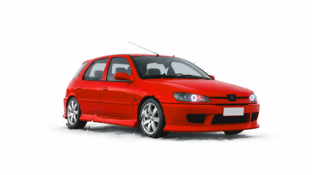 Peugeot 306 SW 白色背景
