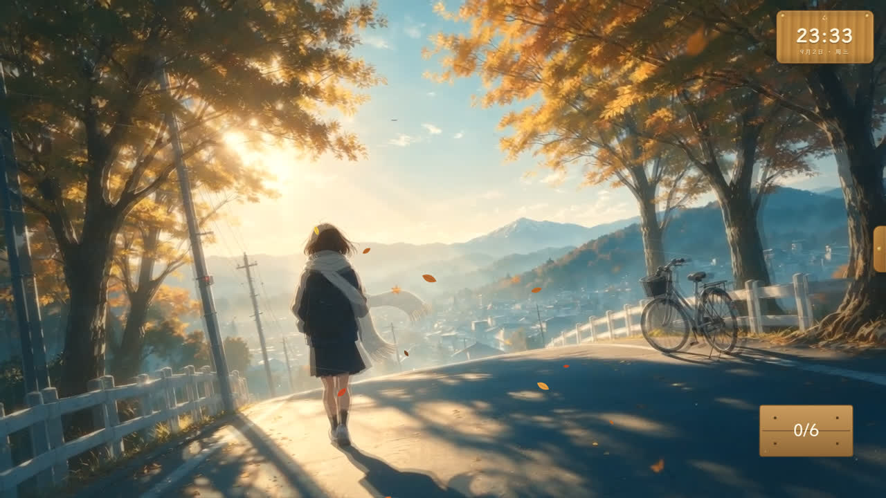 秋日【收集落叶·唤风同行】