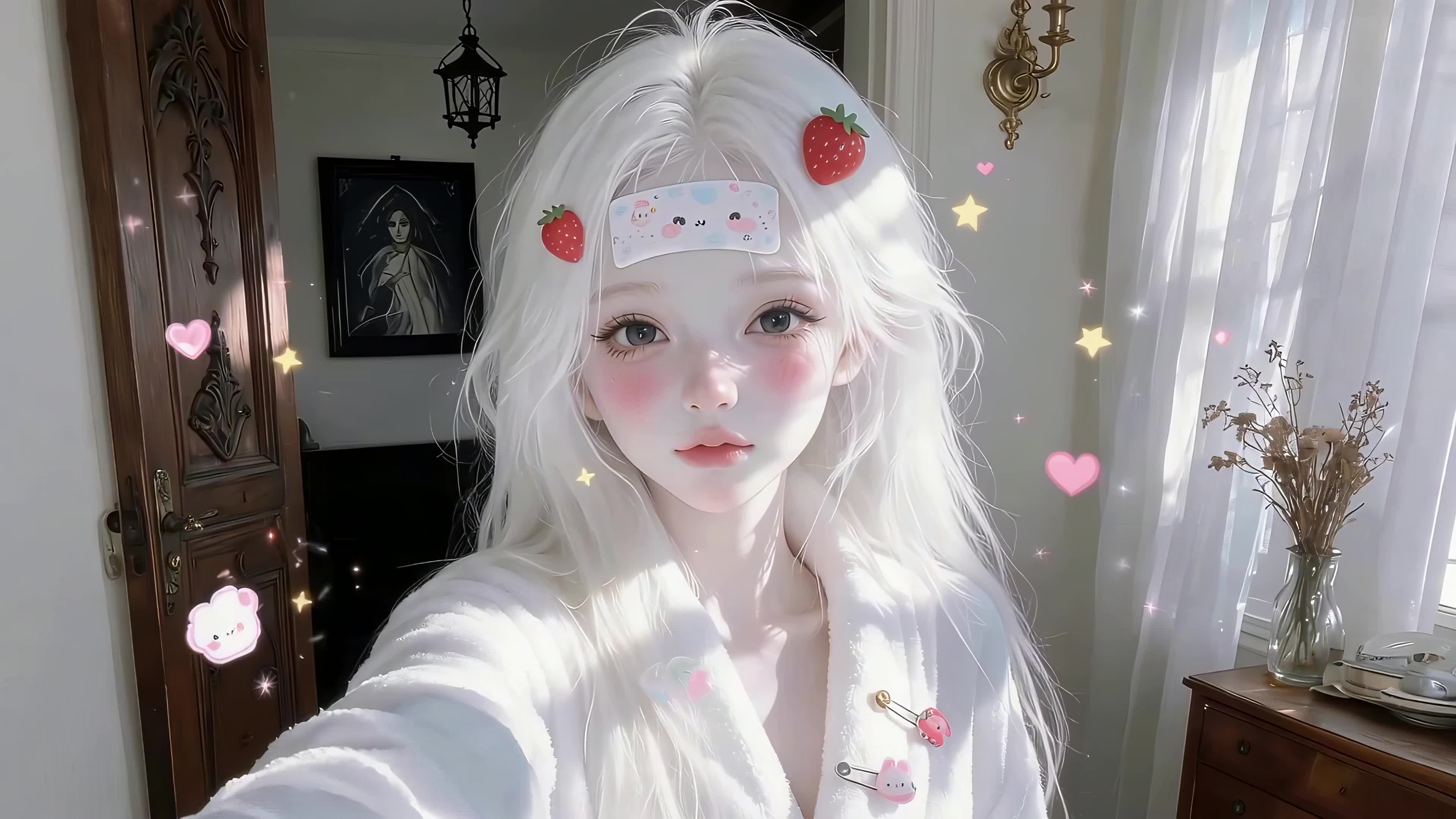 白发女孩