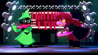 Ralsei 和 Susie 跳舞。| Deltarune 动画