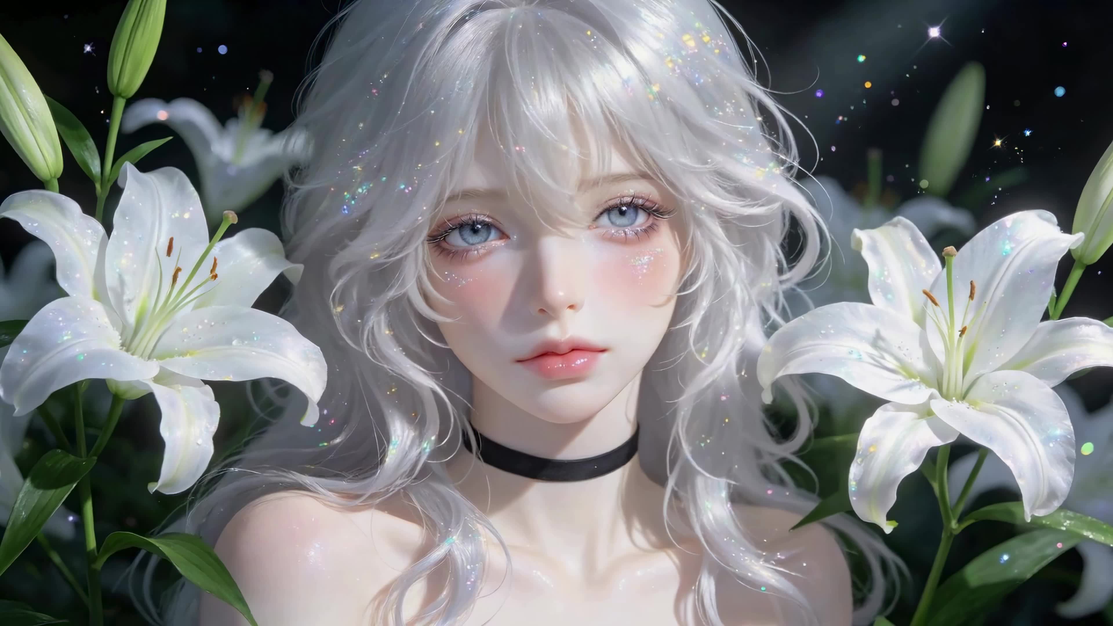 白百合与银发少女