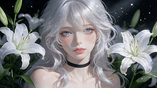 白百合与银发少女