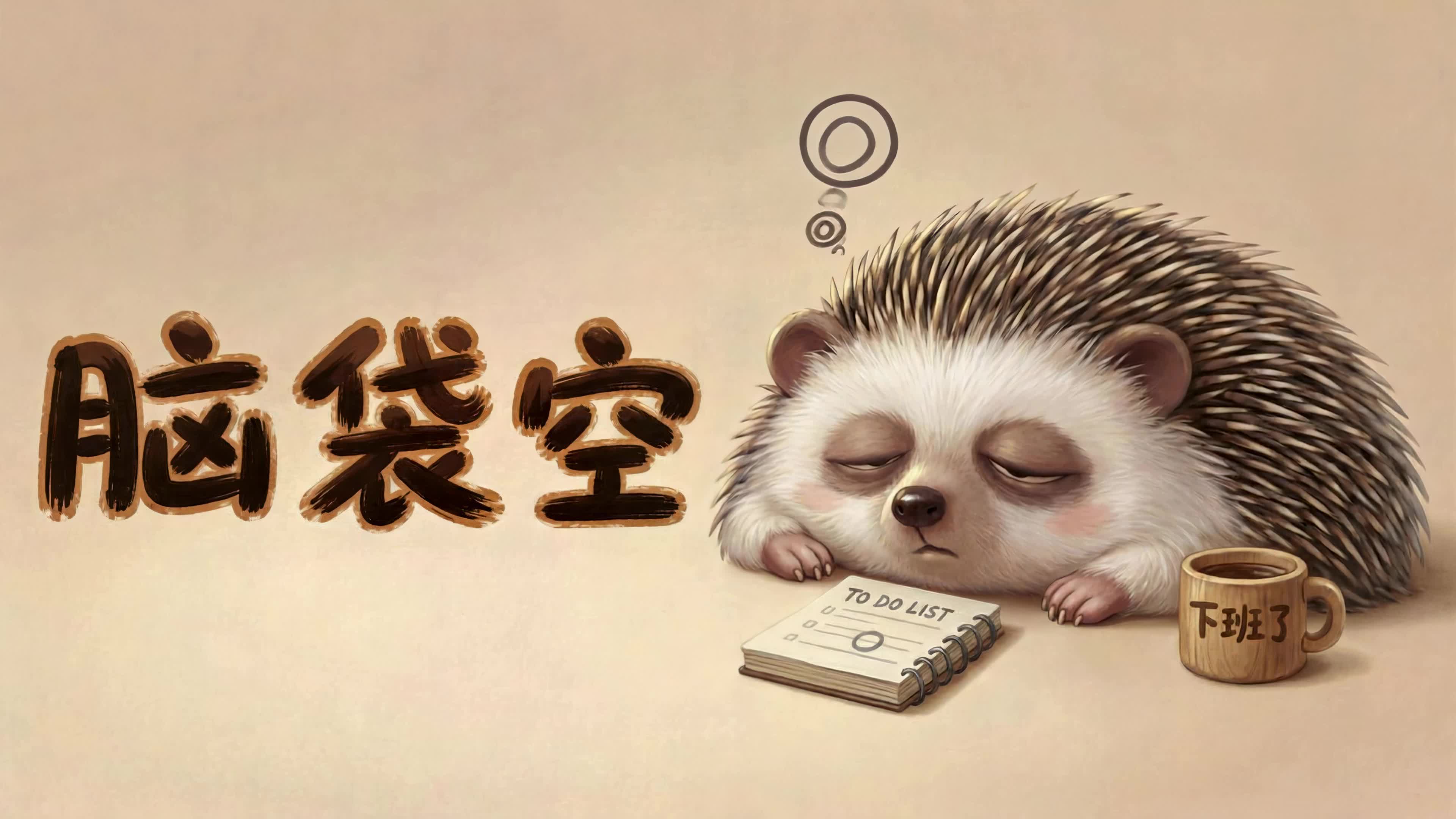 脑袋空空小刺猬