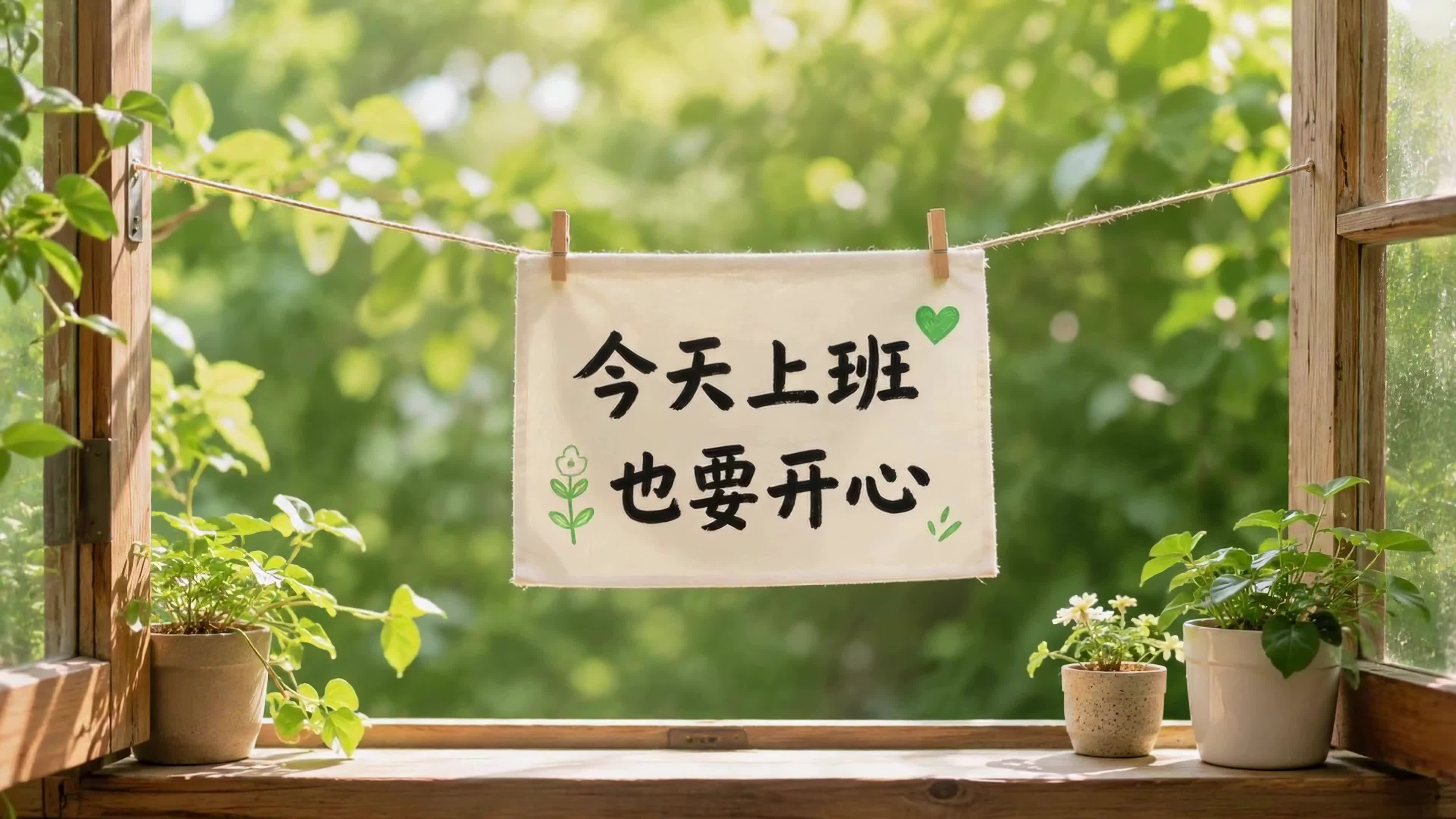 今天上班也要开心