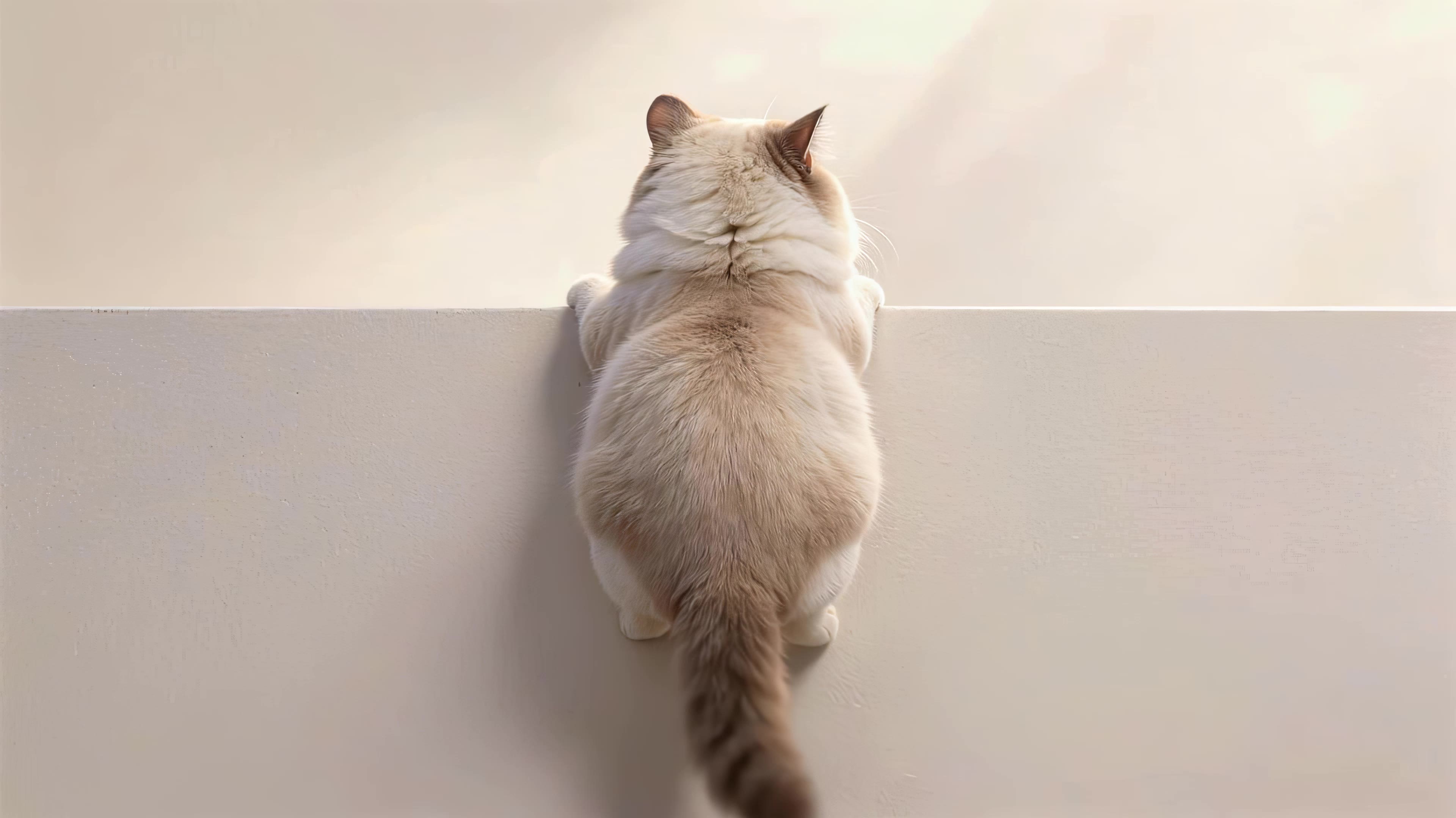爬墙的猫
