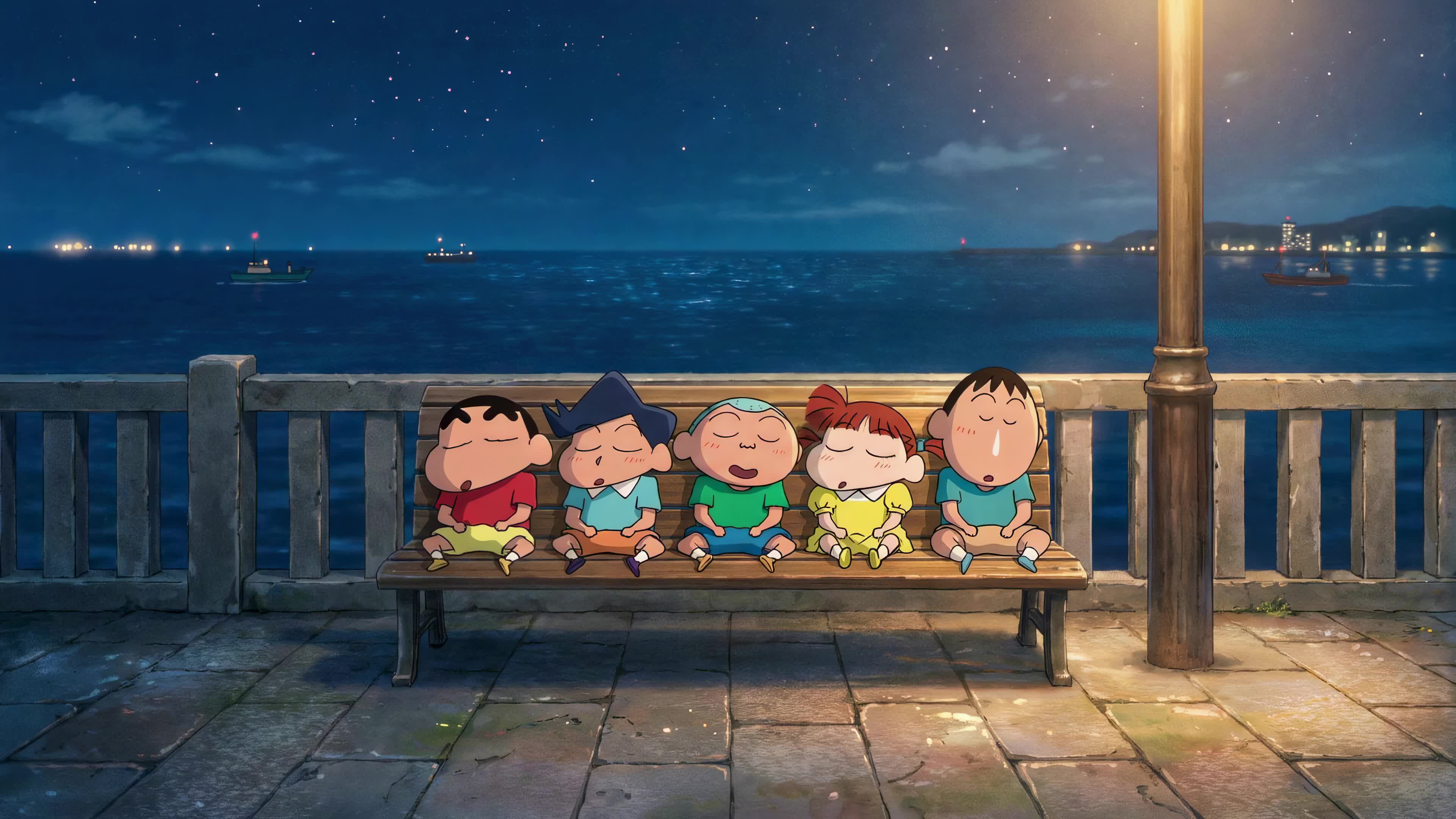 海边春日部五人组