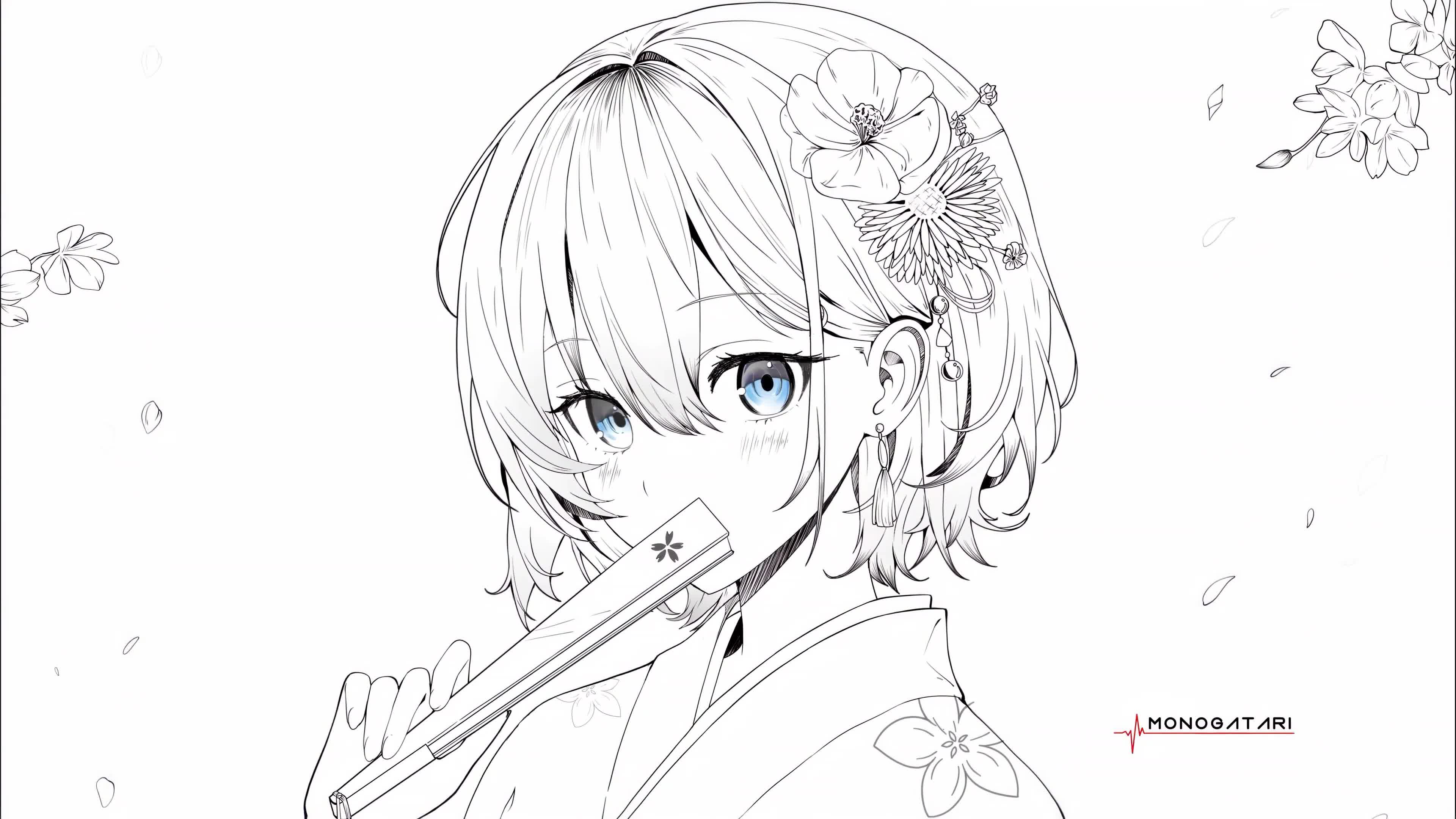 和服少女-物语花绫