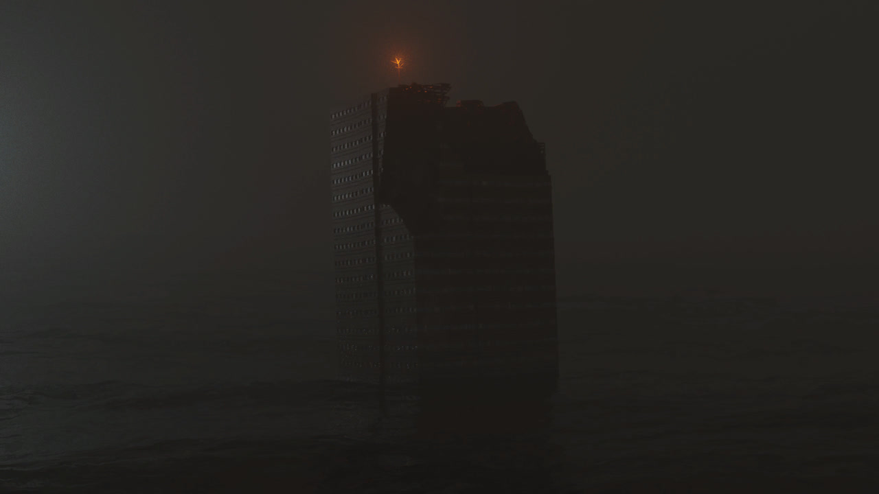 海洋中的建筑