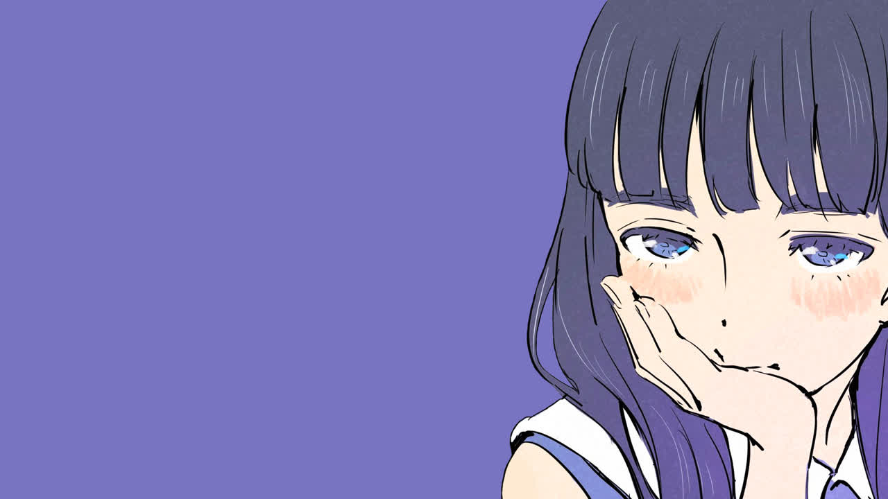 女孩 紫色 -HVZE