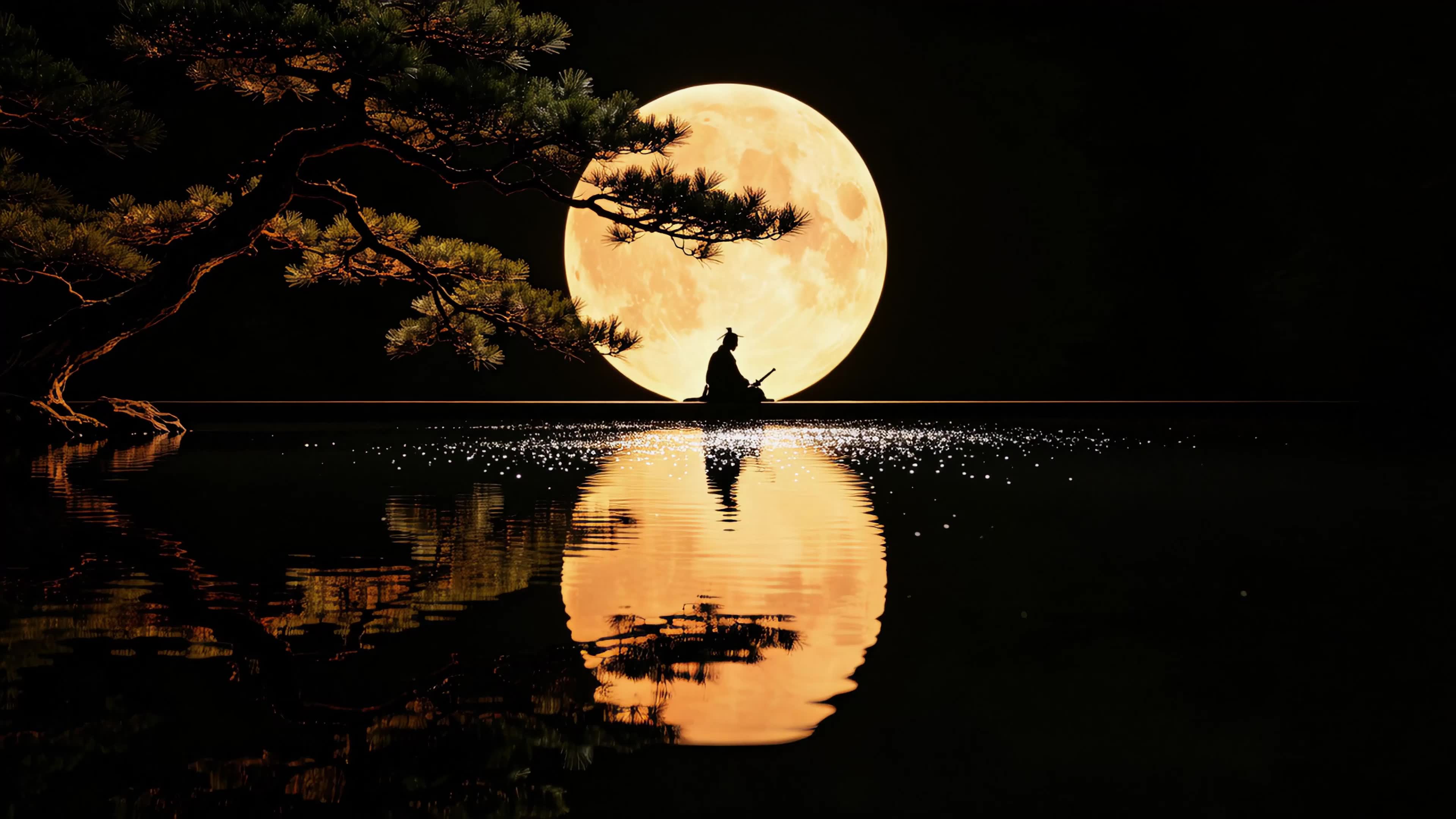 月下独钓