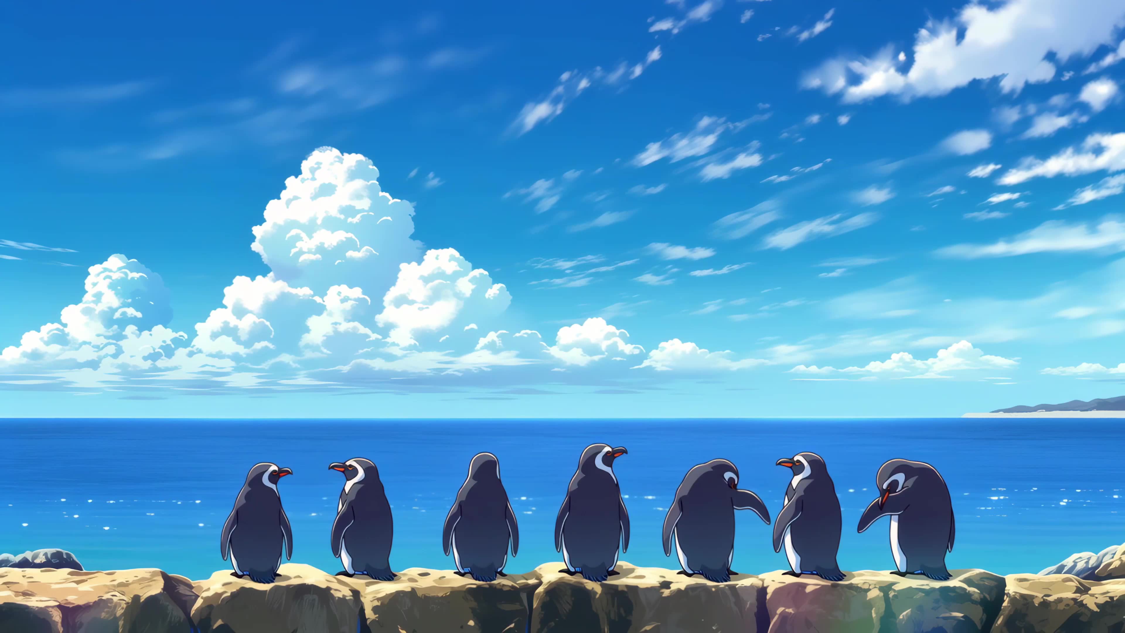 大海与企鹅