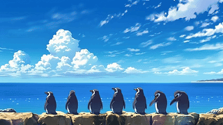 大海与企鹅