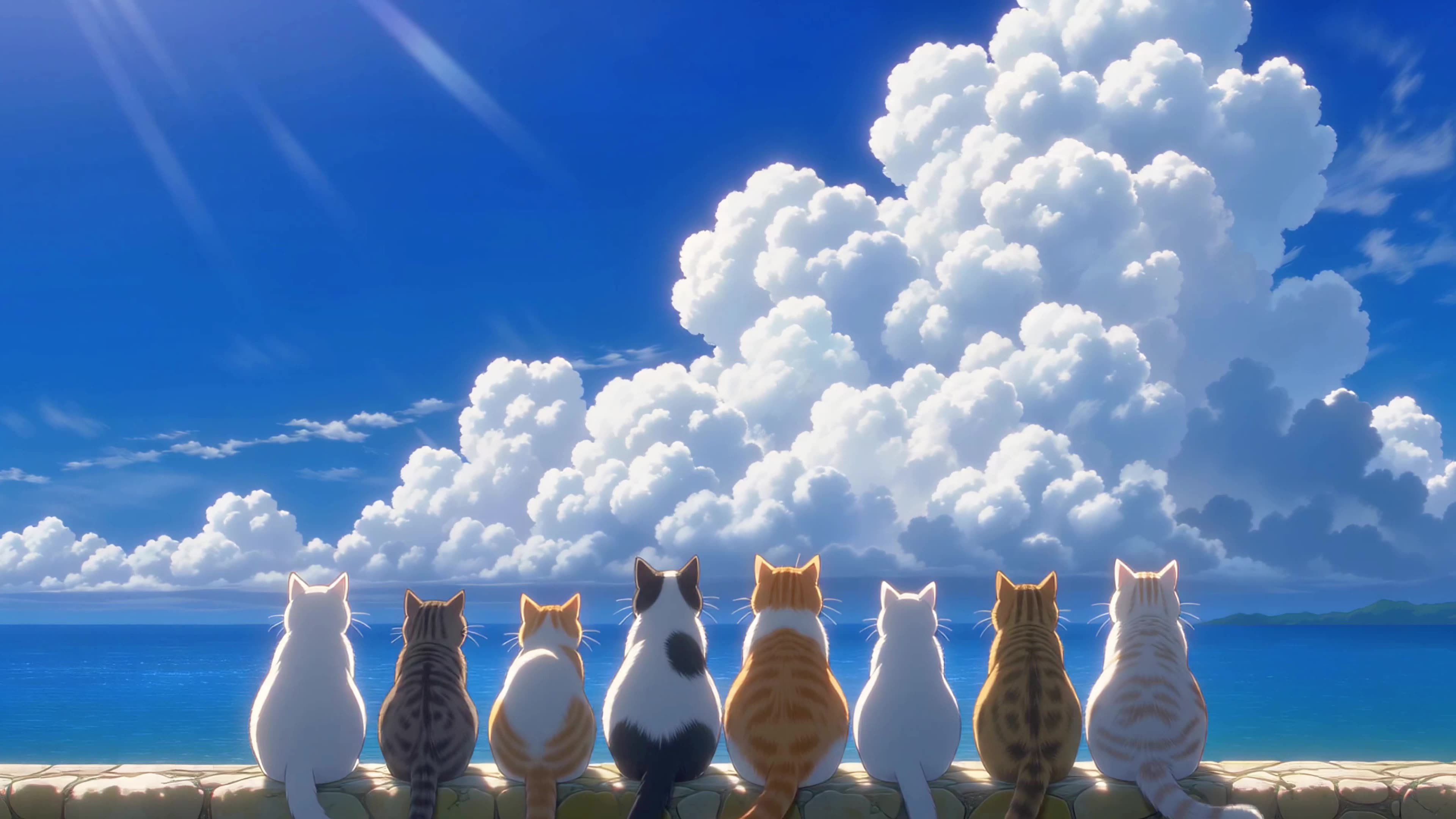 唯美天空与大海