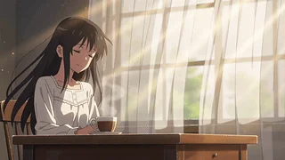 窗旁的女孩