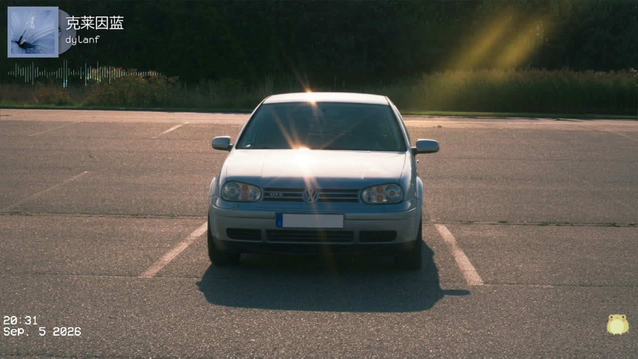 Golf 4 GTI 日落停车场