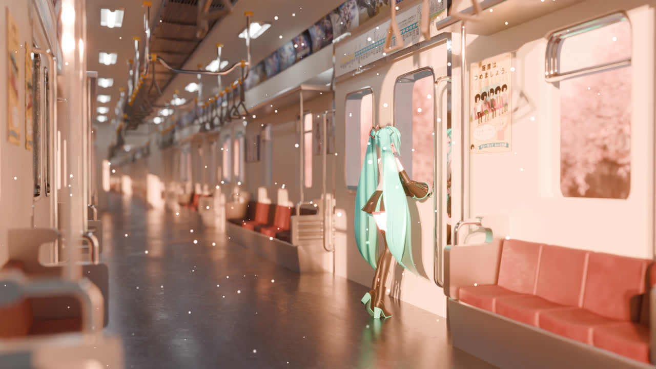 地铁miku