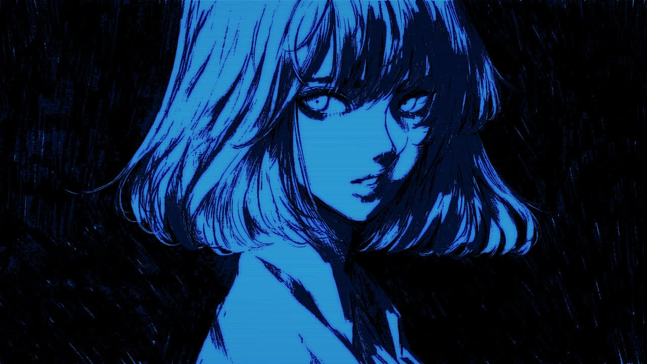 女孩蓝色 -HVZE