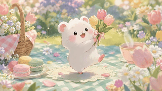春日萌宠野餐