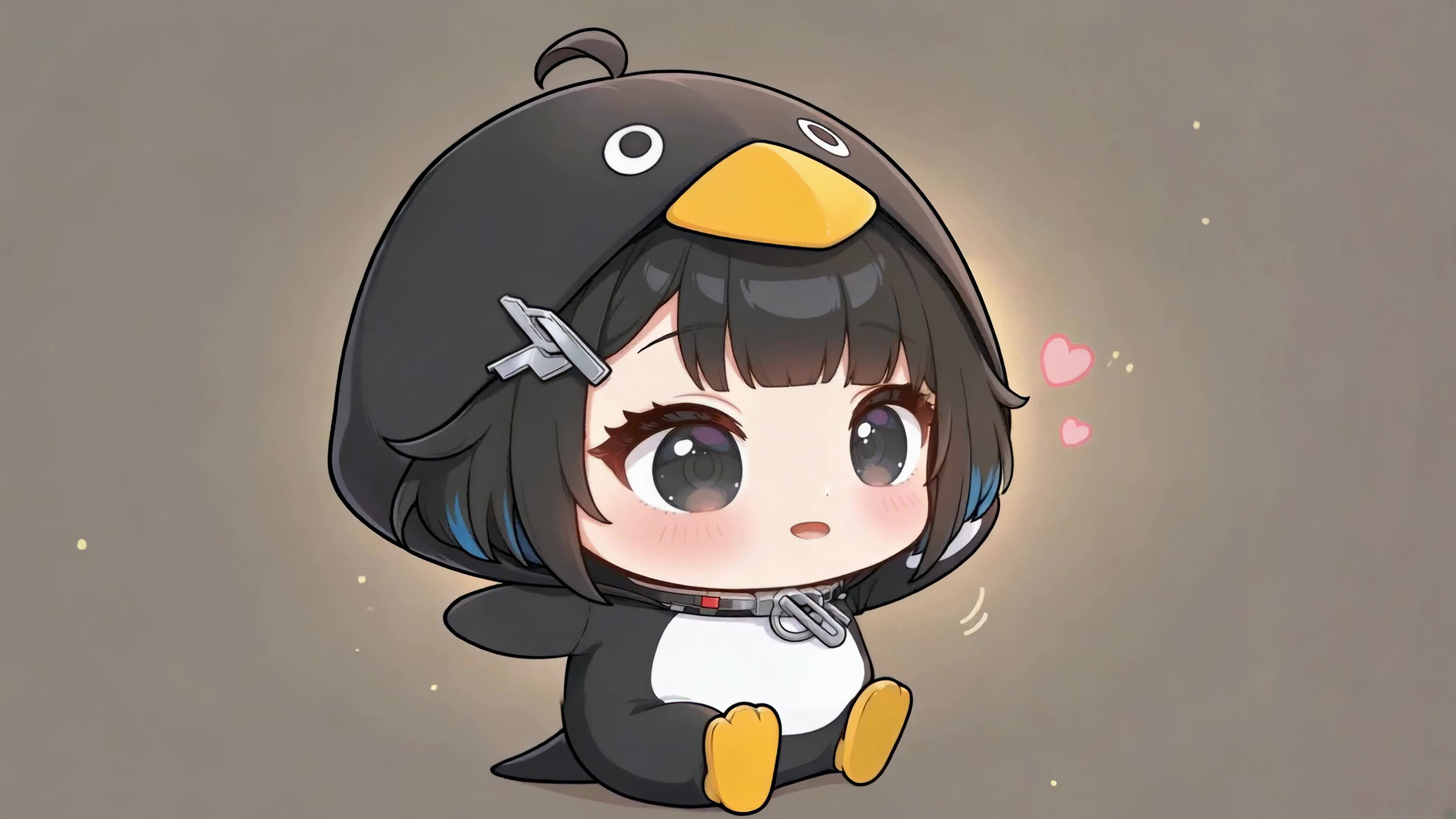 软萌Q版企鹅少女