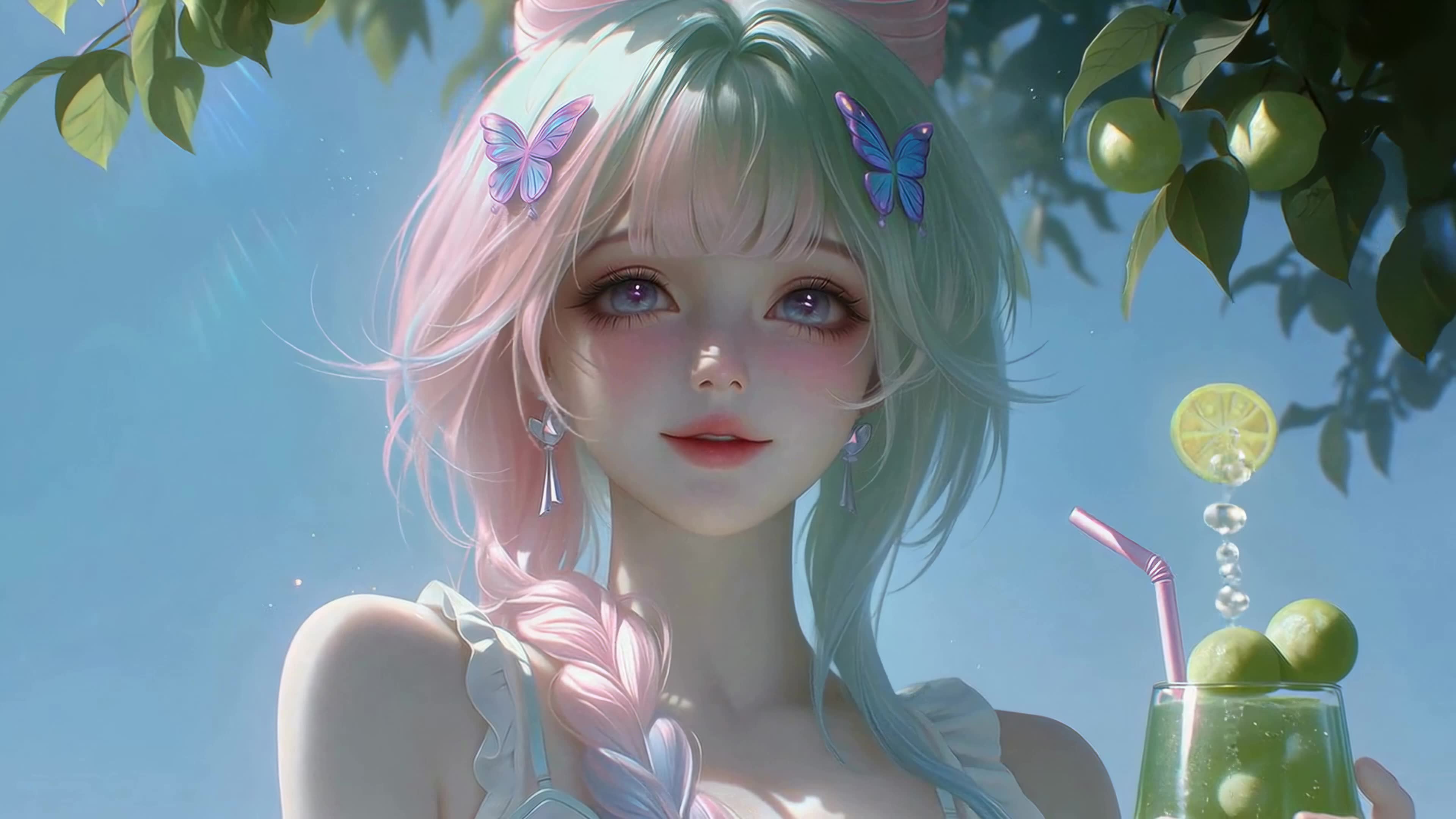 夏日清新少女