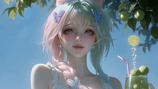 夏日清新少女