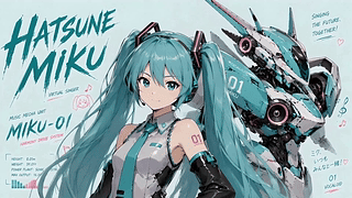 青蓝机甲少女