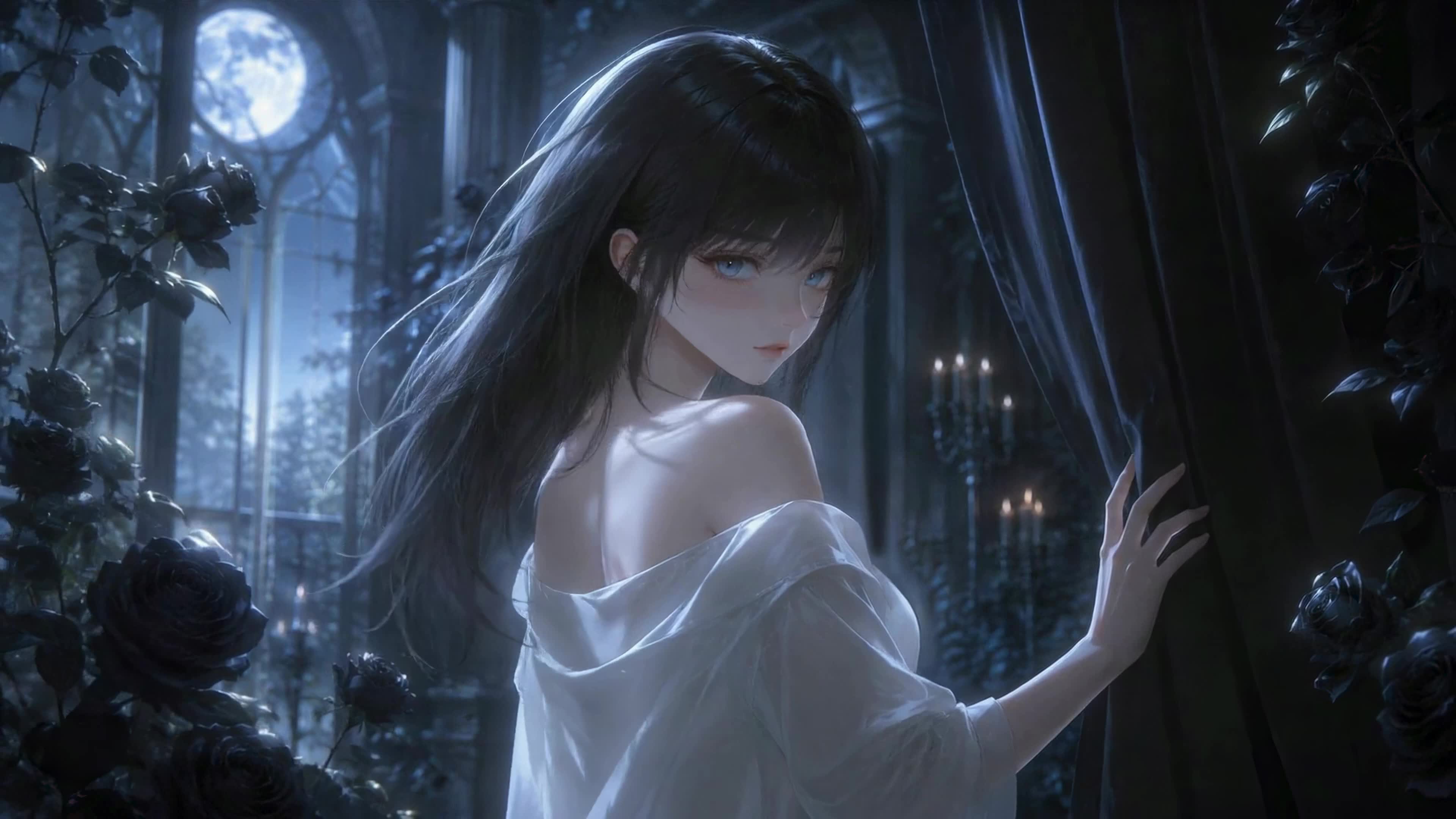 幽夜玫瑰少女