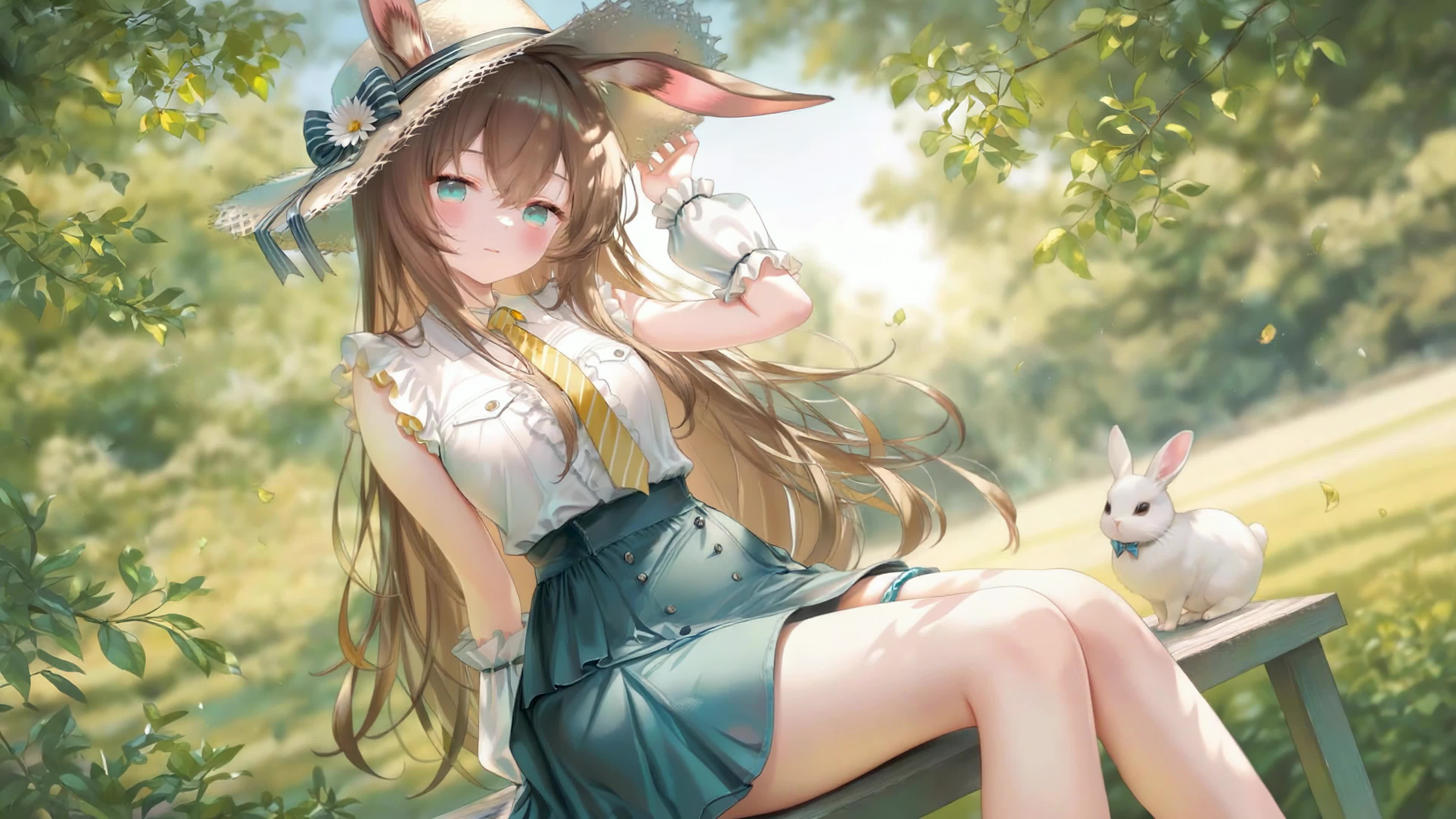 林间假日兔耳少女