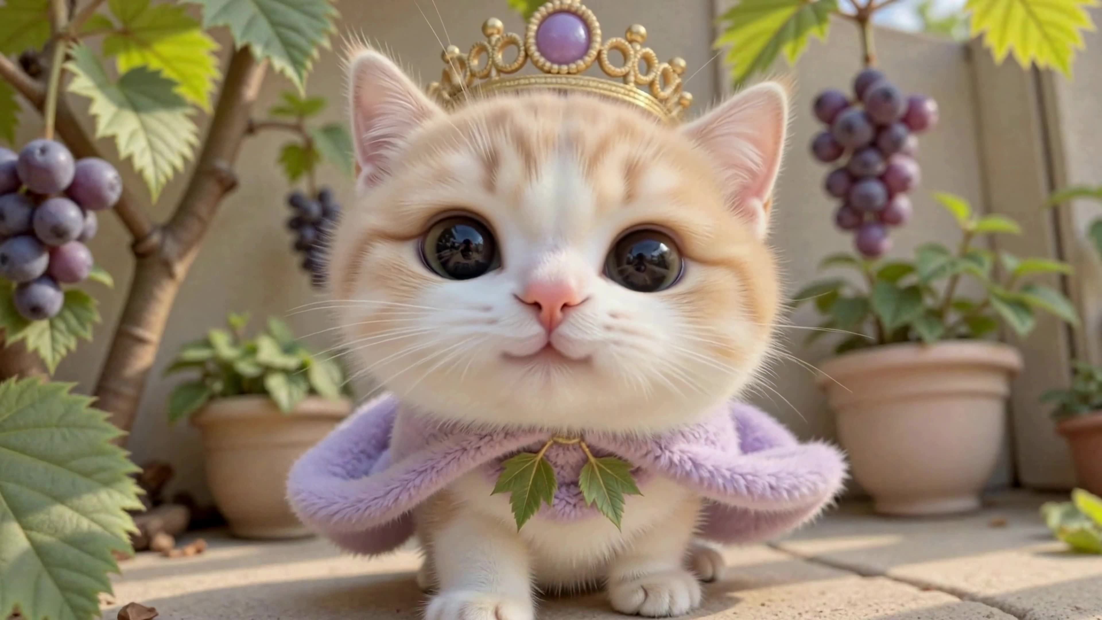 葡萄小院的皇冠小猫