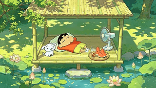 悠闲凉亭度夏小新