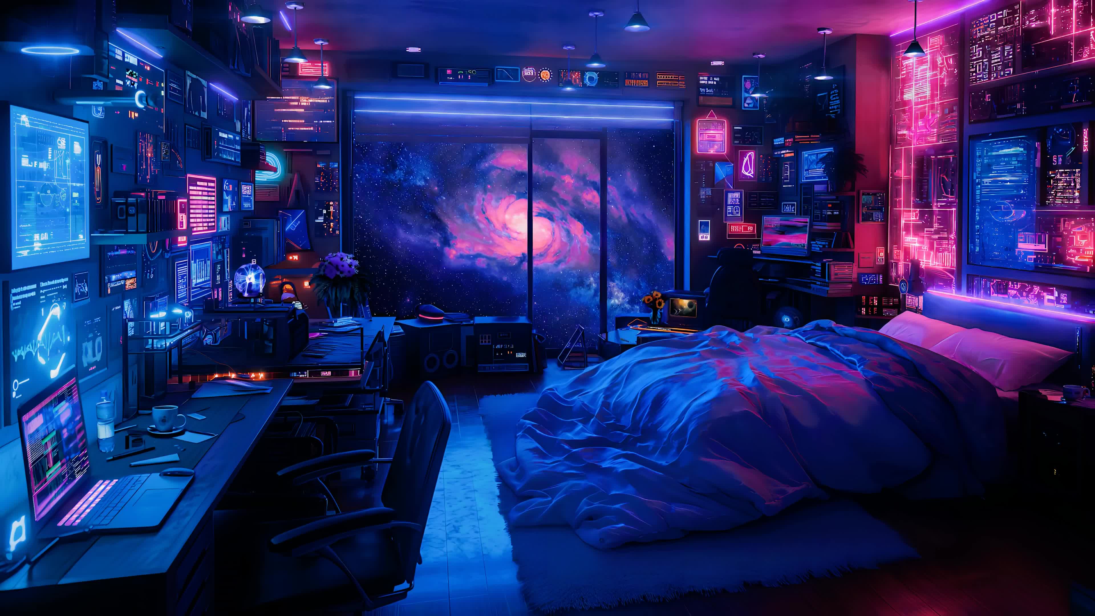 宇宙星空卧