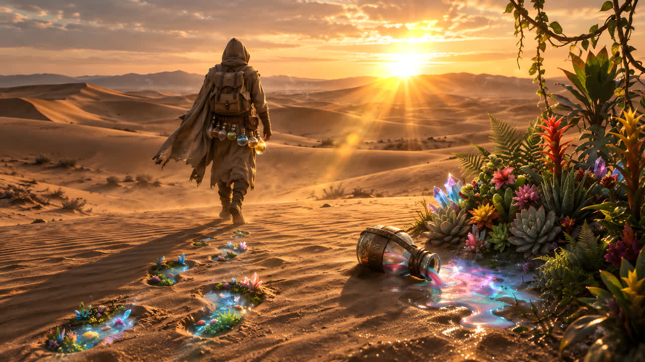 Nomad's Harvest: Seeds of the Dunes 4k 动画