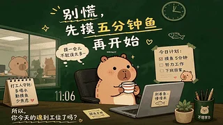 别慌上班先摸鱼
