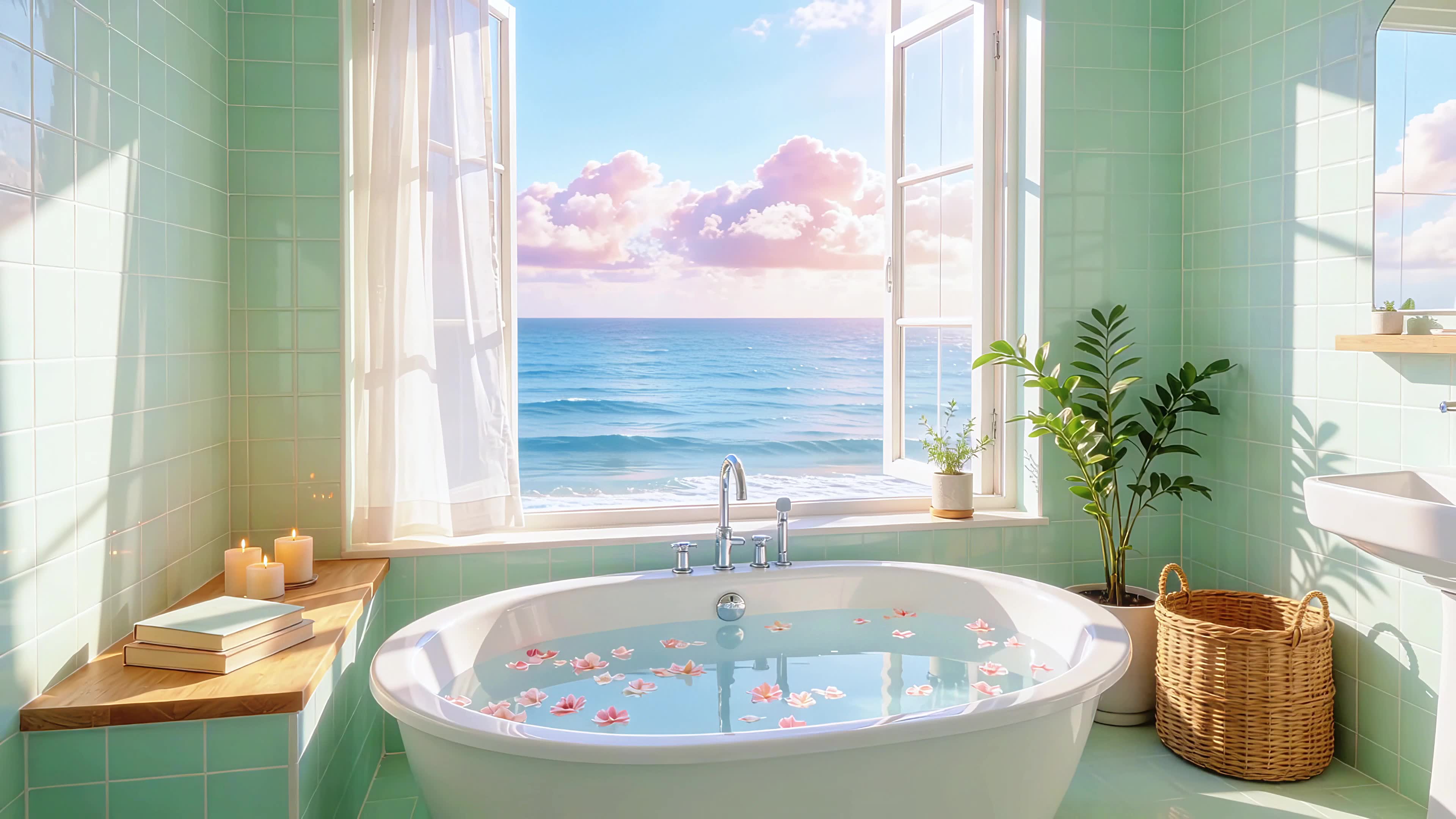 海边浴室