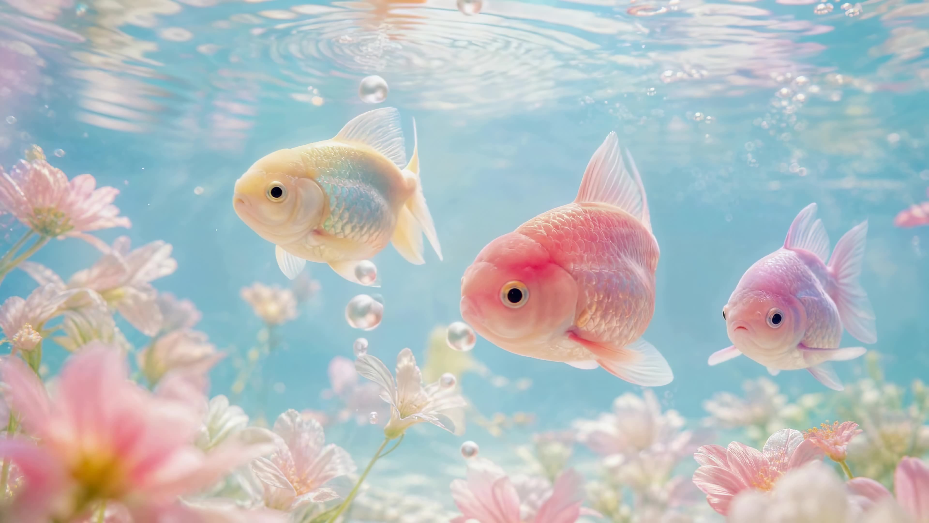 花间金鱼