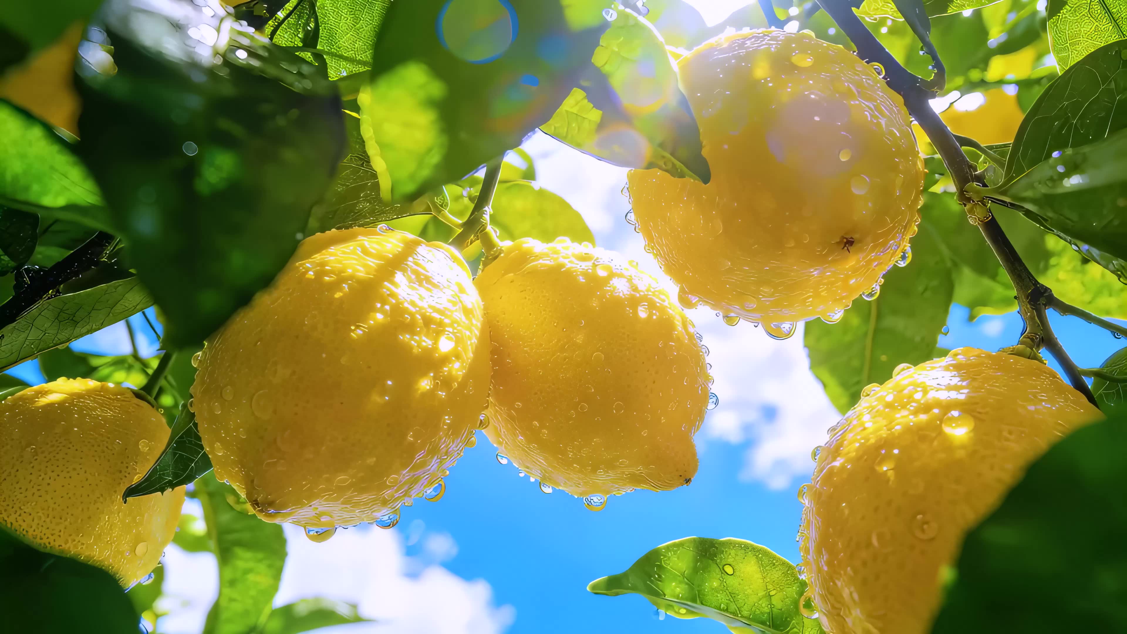 盛夏的金色果实