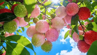 雨后荔枝红