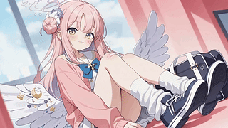 粉发天使少女日常