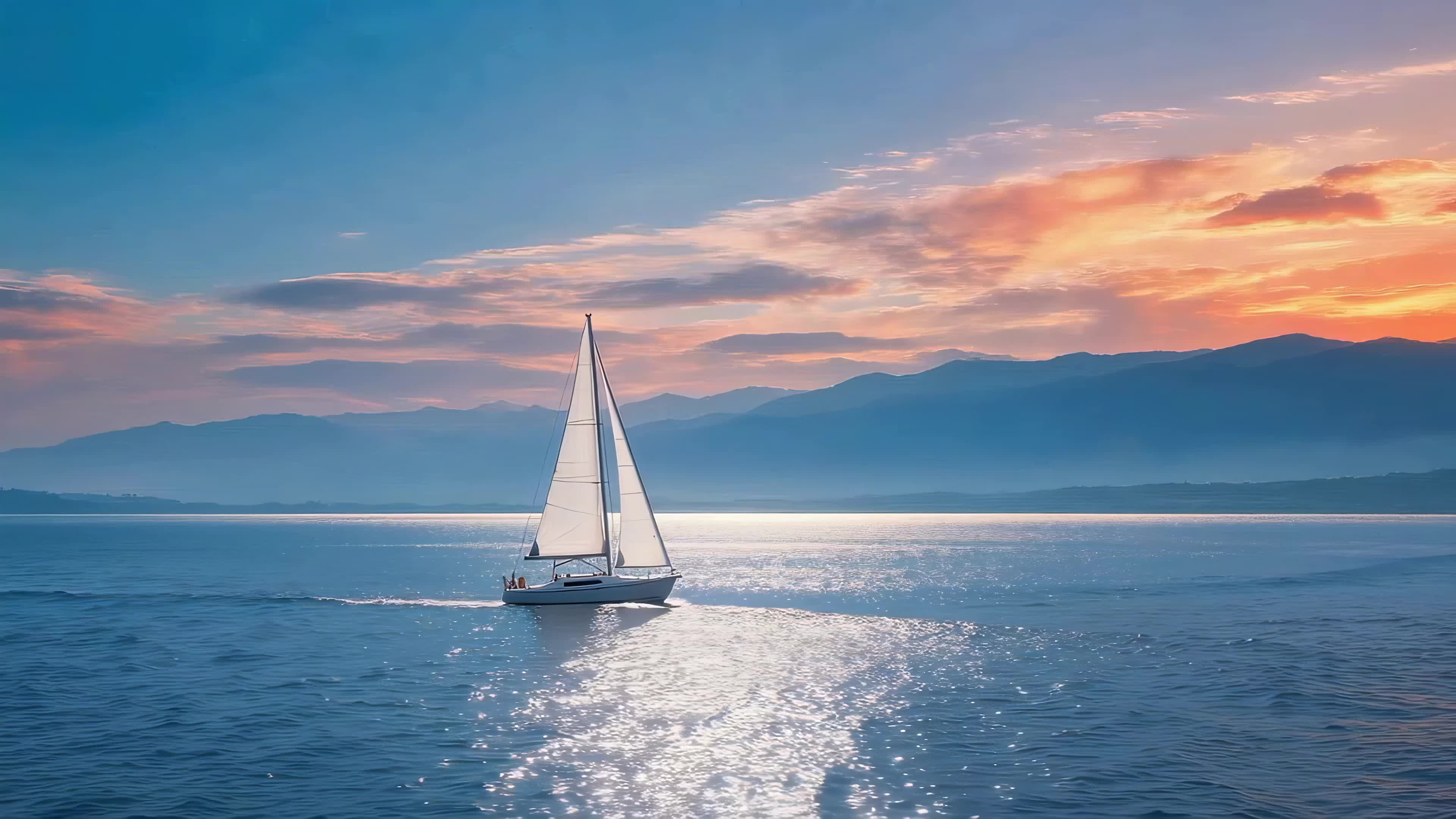 海上帆船
