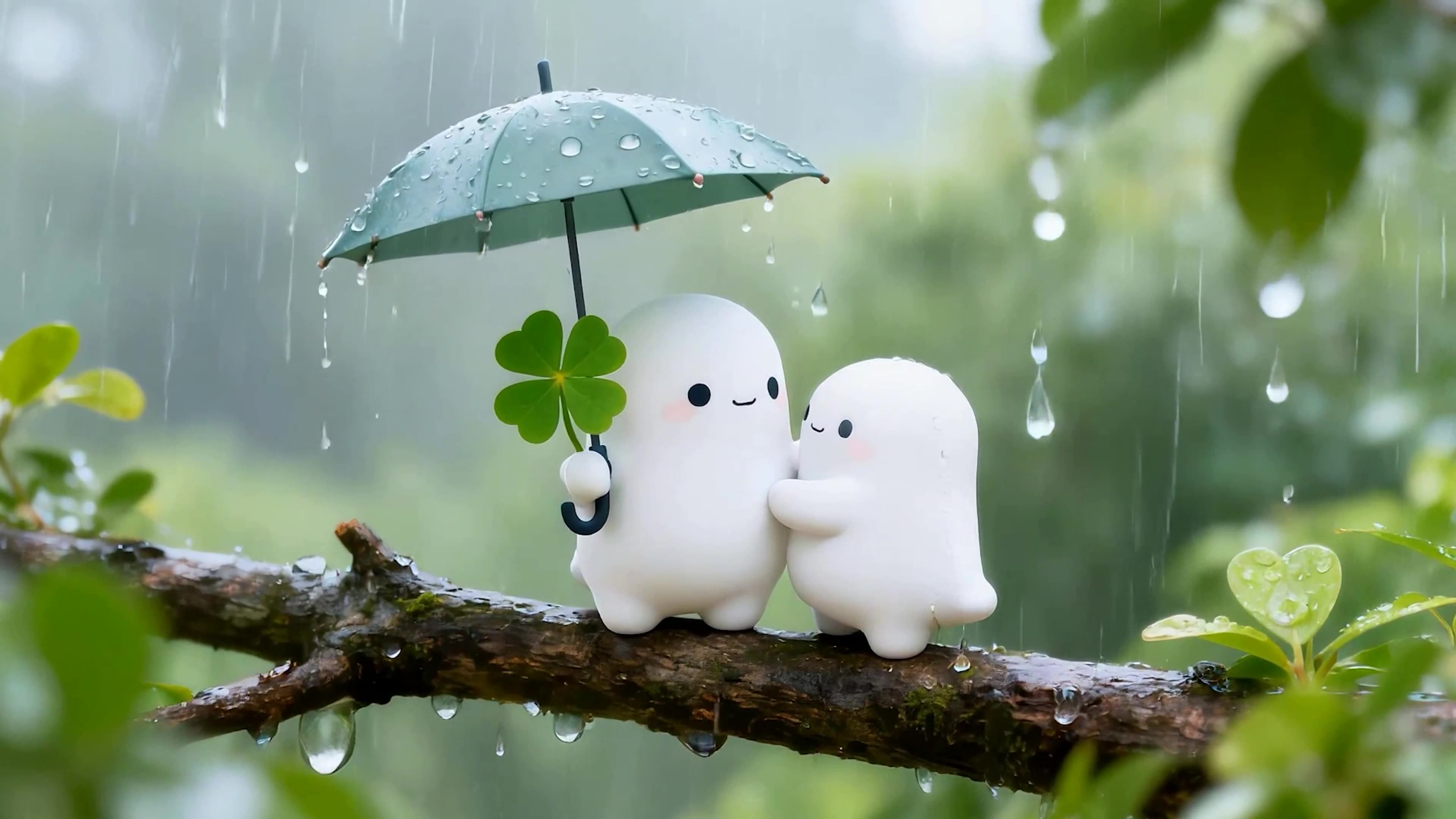 雨天可爱小精灵