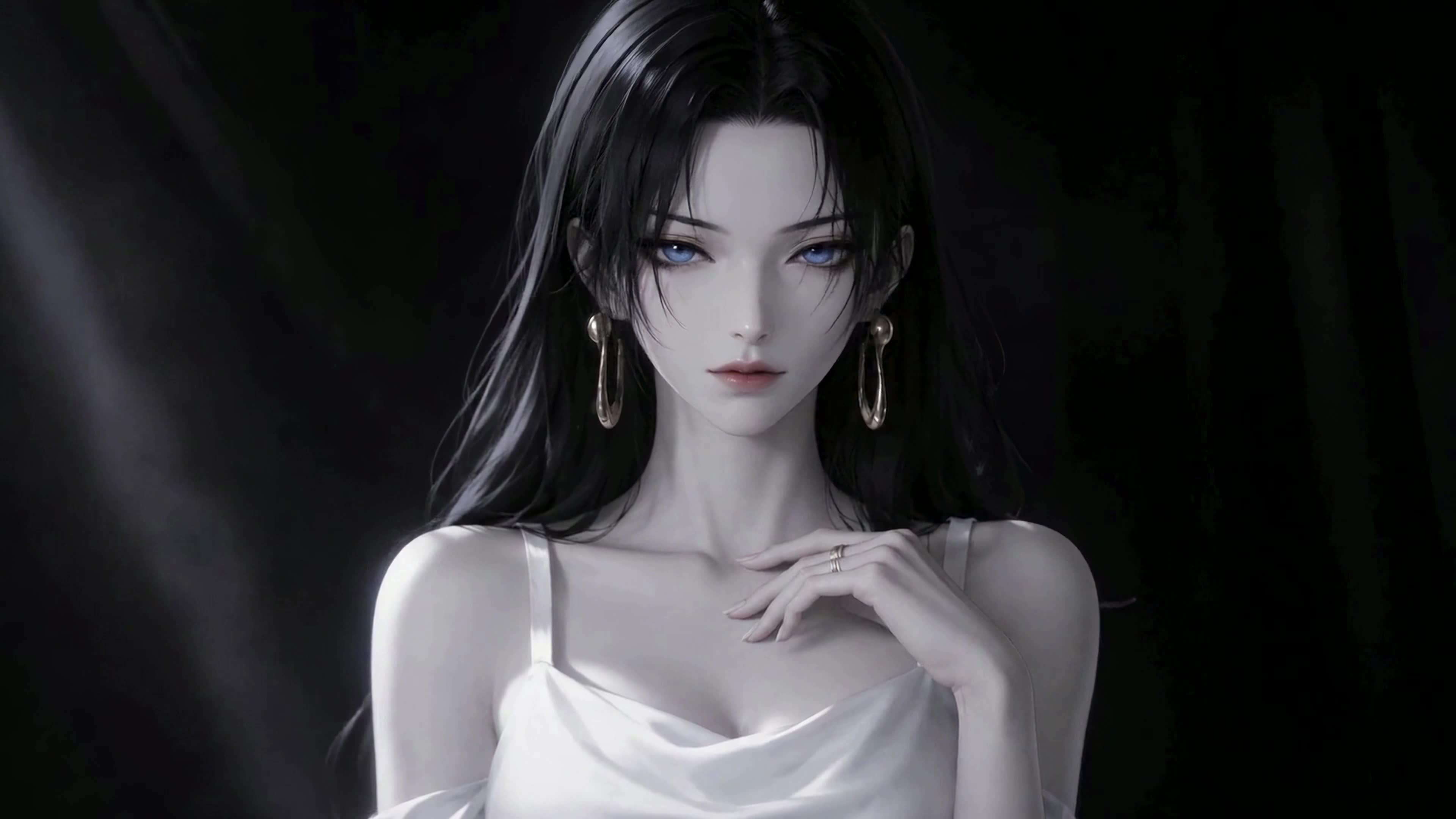 暗调清冷美人