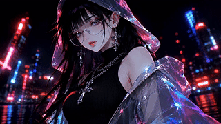 霓虹都市酷飒少女