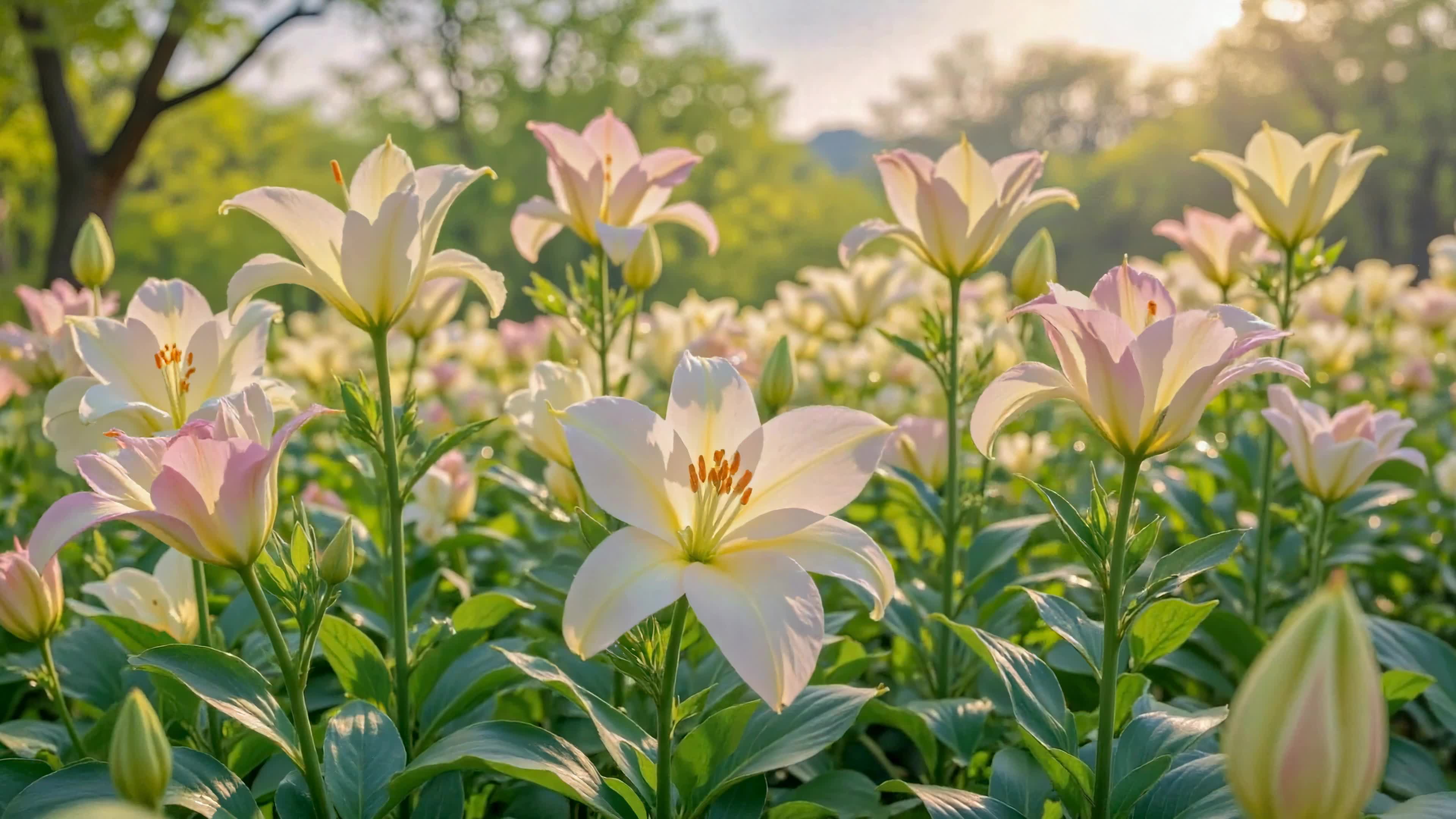 晨光百合花园