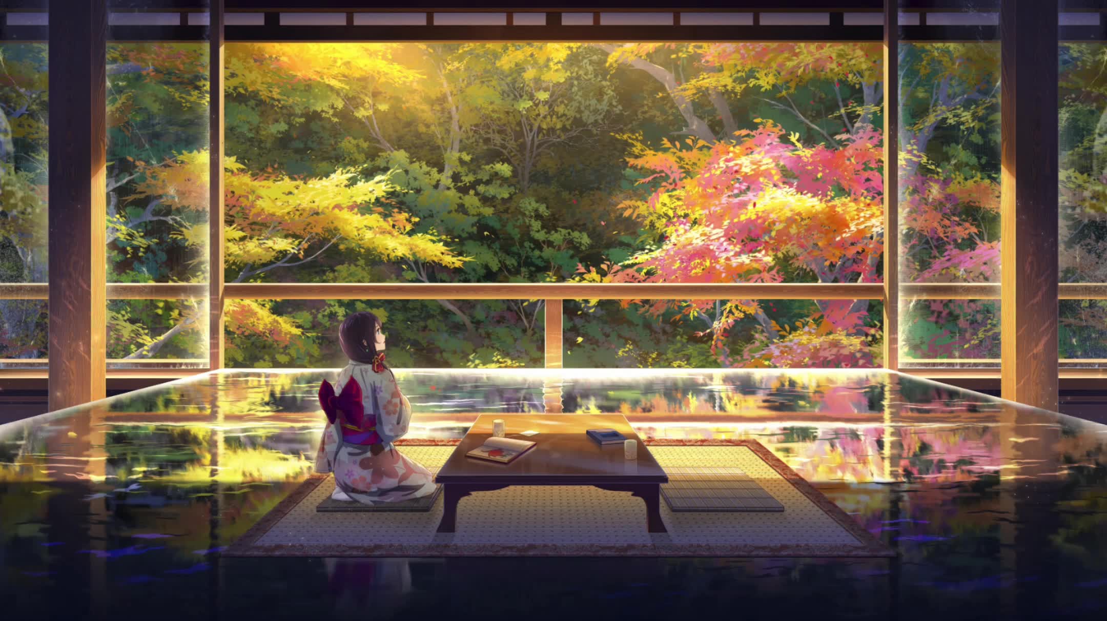 秋庭和室少女