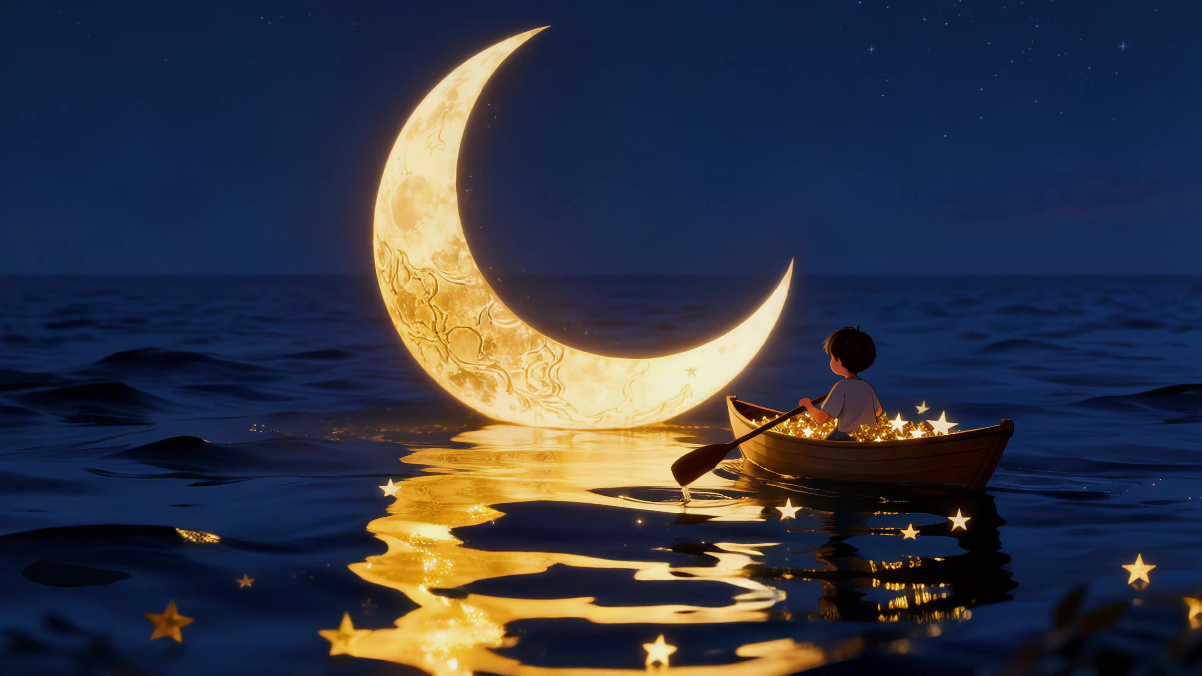 月夜拾星