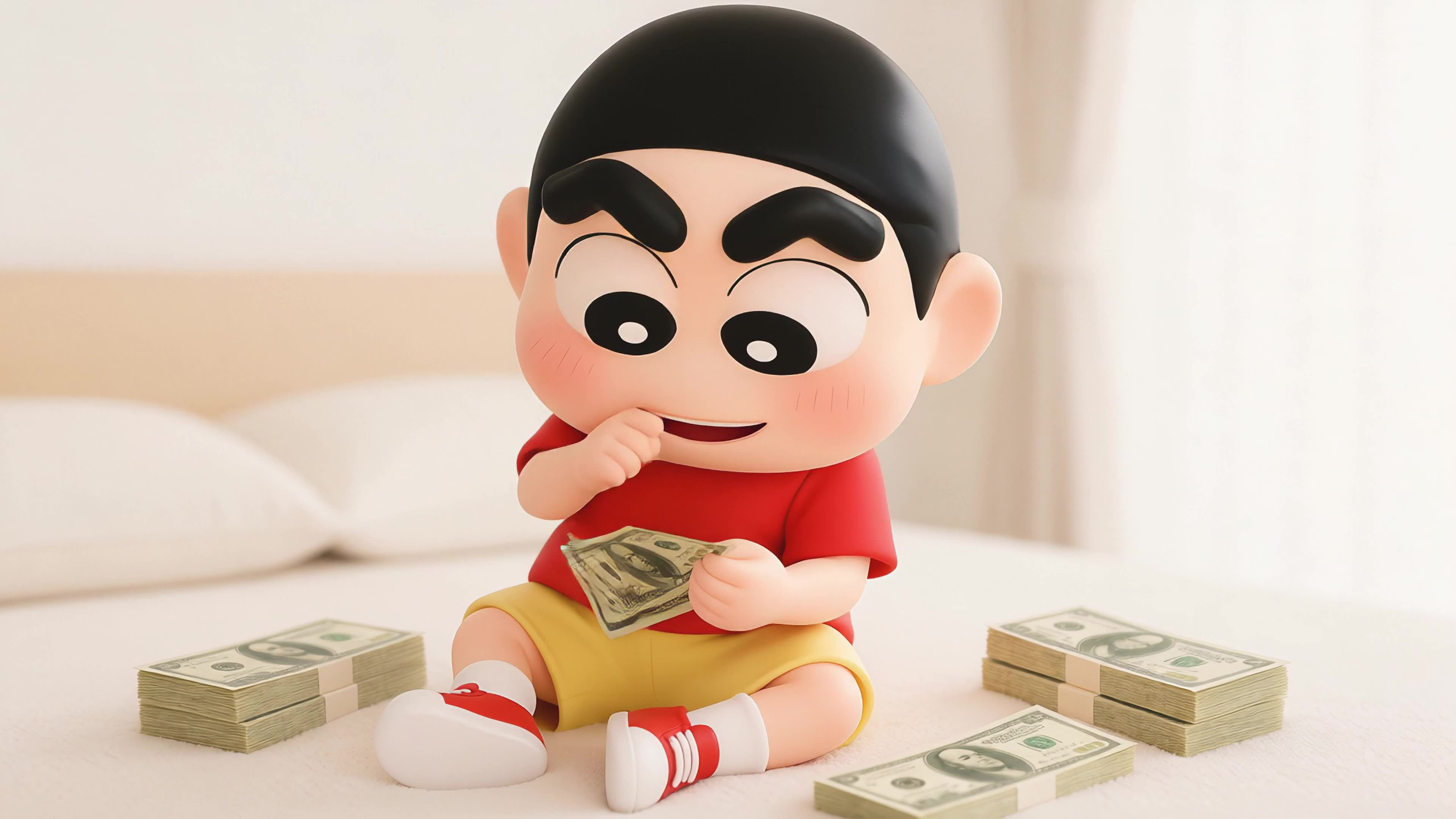 小新数钱
