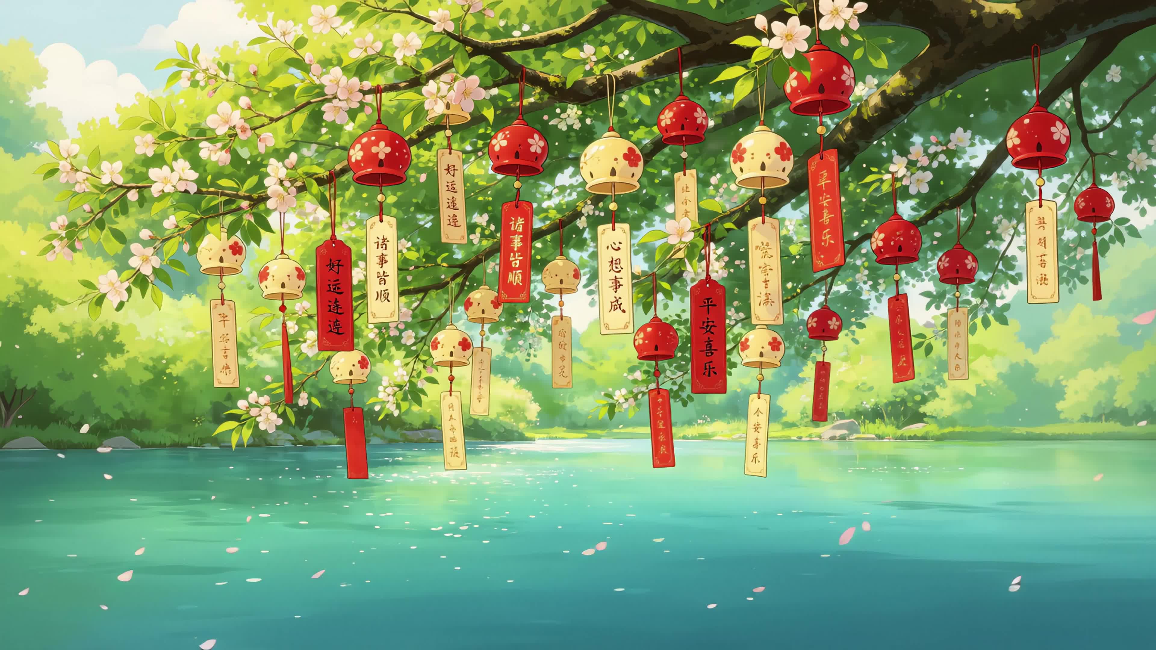 许愿花树