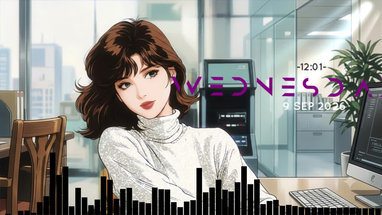 80年代职场女孩动漫