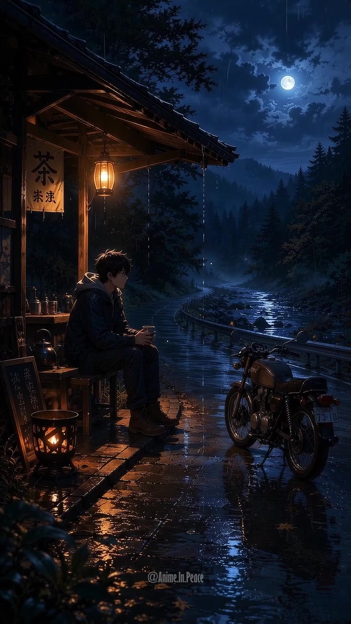 雨夜宁静