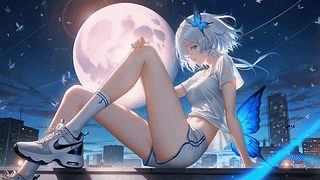 月夜都市蓝蝶少女